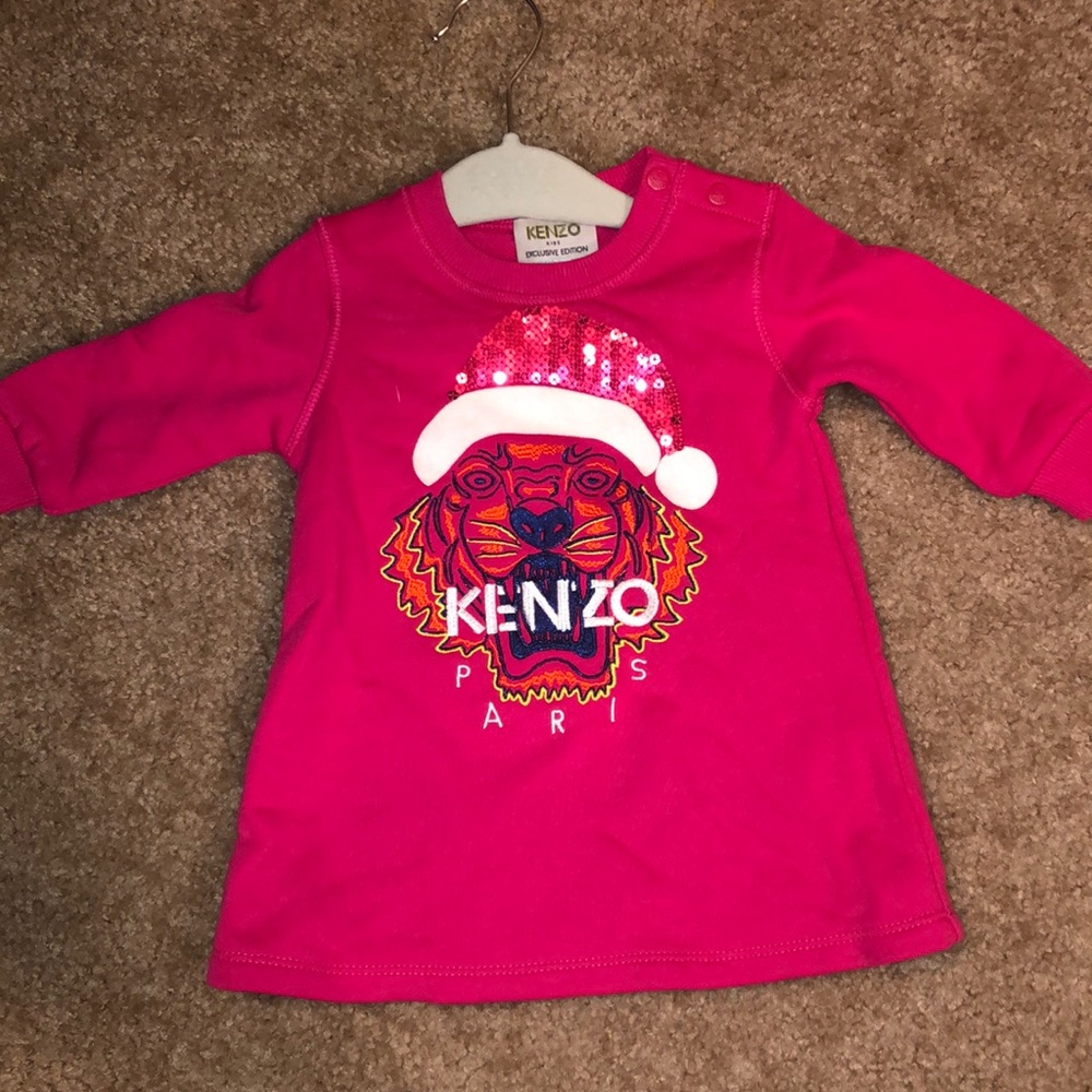 Baby Christmas KENZO Sweater Dress